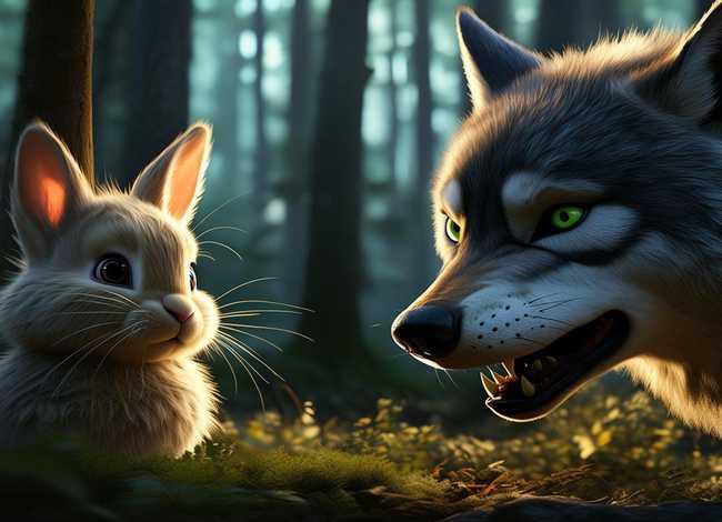 兔子和狼的故事(狼吃兔子的故事) 兔子和狼的故事(狼吃兔子的故事)
