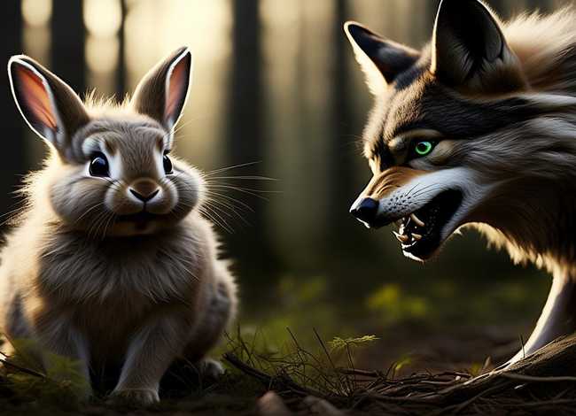 兔子和狼的故事(狼吃兔子的故事) 兔子和狼的故事(狼吃兔子的故事)