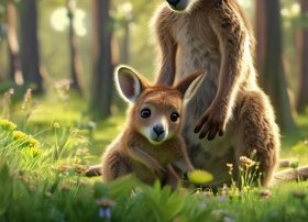 小袋鼠 故事 儿童寓言故事《小袋鼠》