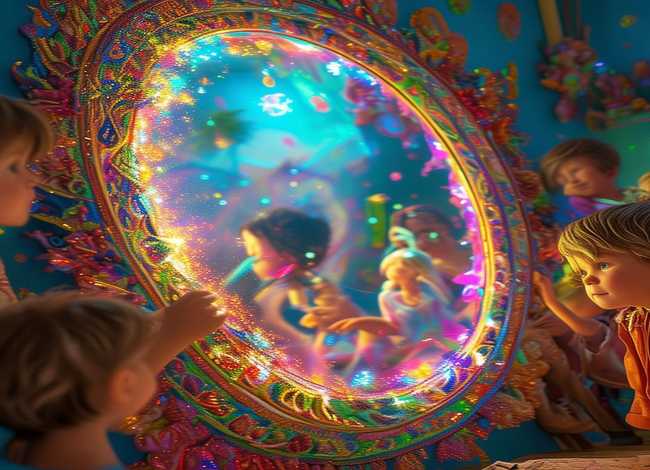 幼儿童话故事奇怪的镜子 - 关于幼儿园故事 幼儿童话故事奇怪的镜子 - 关于幼儿园故事