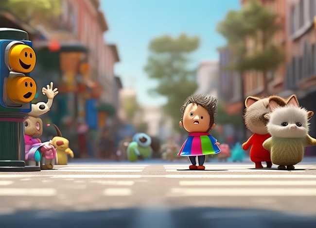 儿童故事过马路要小心（谁能帮我想一个将心比心的故事(两百字左右)）