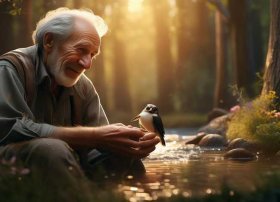 关于善心的故事200字、仁者乐山前一句(善心感人的故事)