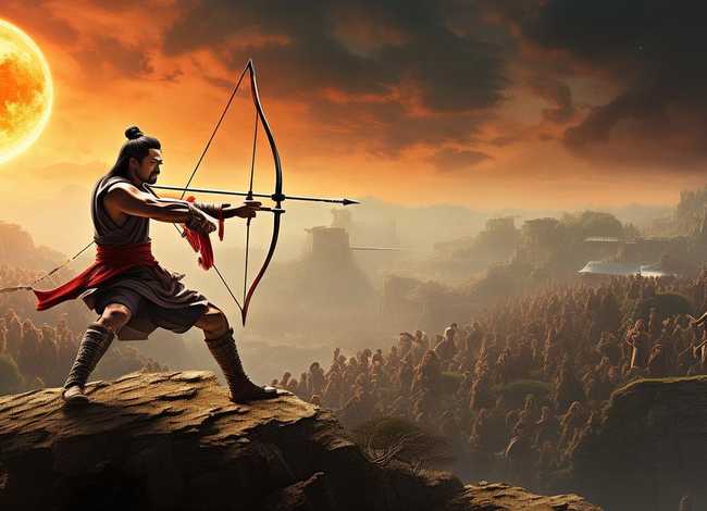 后羿射日儿童视频；后羿射日四字成语故事