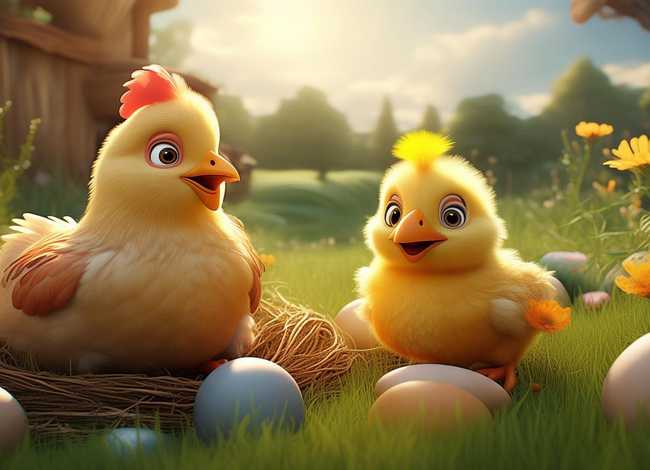 母鸡下蛋的故事在线听（小鸡要去玩,母鸡说要下蛋的故事听过吗求故事）