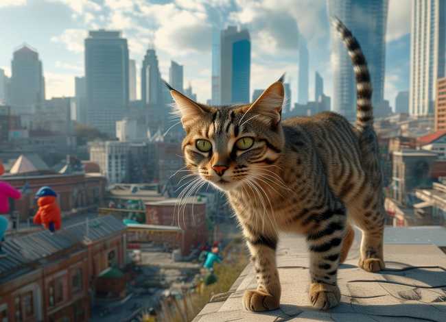 野猫的城市讲故事 - 幼儿园大班说课稿-《野猫的城市》