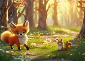 幼儿画故事（小狐狸找朋友幼儿故事）