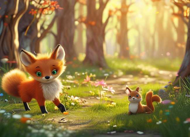 幼儿画故事（小狐狸找朋友幼儿故事）