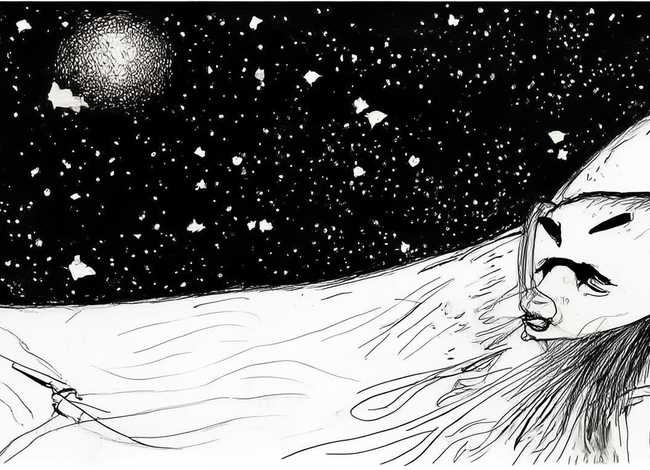 连环画小故事简笔画；牛朗织女的连环画简笔画怎么画