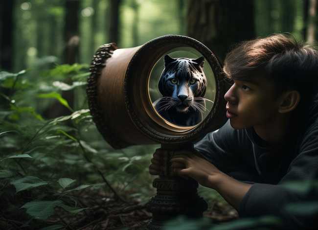 管中窥豹故事配图（管中窥豹成语故事）