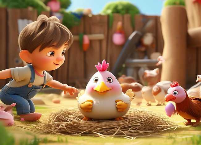儿童故事母鸡孵蛋、幼儿智能开发·拉拉书-农场动物内容简介