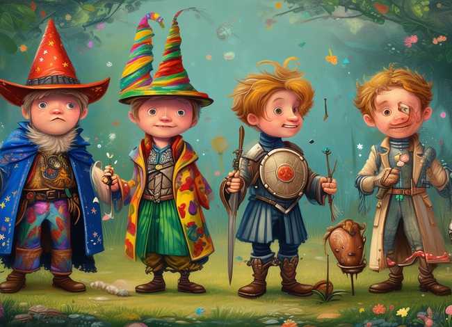 四个角色的儿童故事,儿童童话故事《本领超群的四兄弟》 四个角色的儿童故事,儿童童话故事《本领超群的四兄弟》