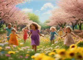 适合幼儿的春天故事；幼儿园关于春天和花朵的简短故事