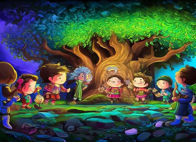 儿童经典神话故事文字 - 儿童经典神话故事四年级