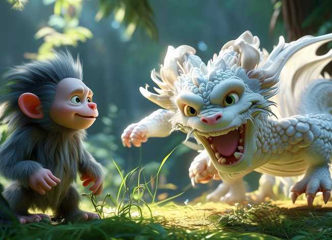 儿童动画龙王故事 动画片美猴王中小石猴遇到的小白龙是龙王的第几个儿子