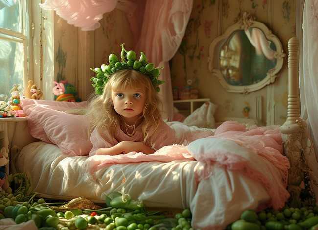 豌豆公主讲故事，豌豆姑娘的故事谁知道麻烦给讲一下