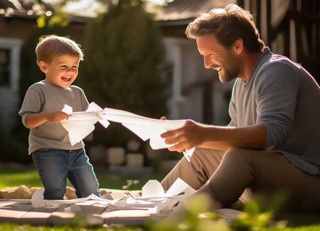 看图写故事范文（二年级上册看图讲故事,父与子怎么写,一张纸）