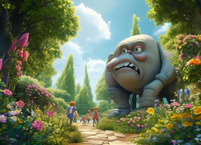 巨人的花园绘本故事，起点阅读注音美绘本-巨人的花园图书信息