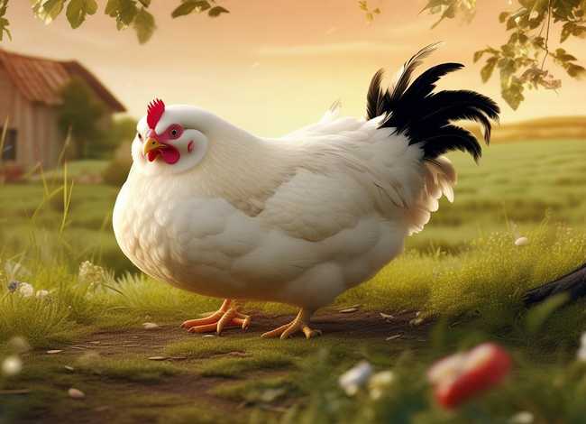 母鸡下蛋民间故事，民间故事-白母鸡