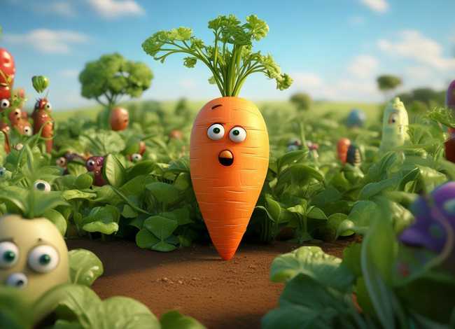 维生素c的故事动画；胡萝卜是蔬菜吗