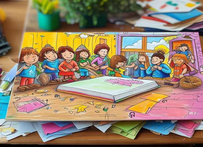 自制故事书封面（如何自制绘本书）