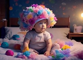 《帽子的故事》、一顶会开花的帽子睡前故事