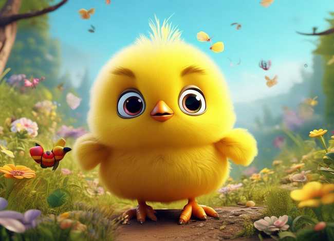 小鸡的儿童故事、虫爸讲故事-呆萌小鸡奇遇记 (四)