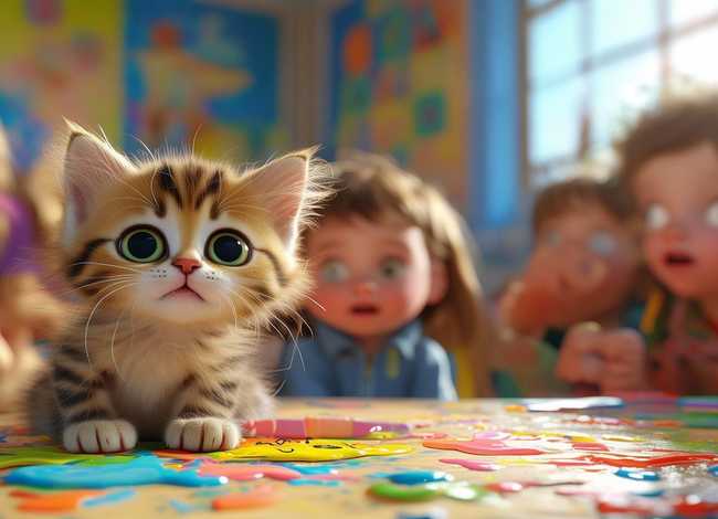 知错能改小故事幼儿园（知错就改的小猫童话故事）