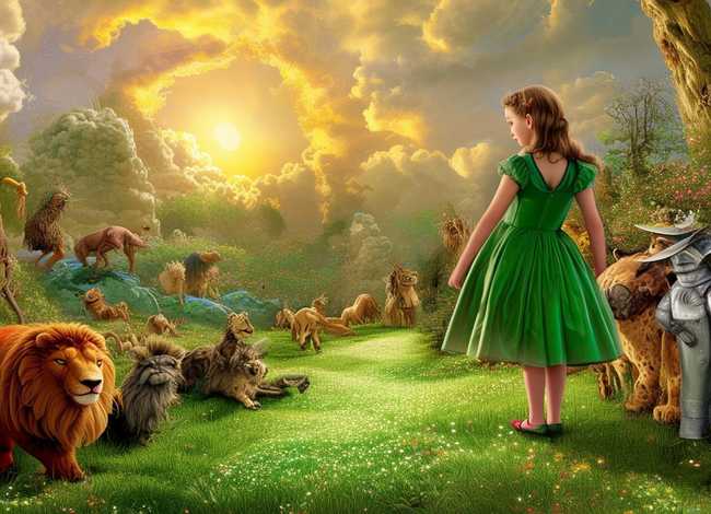 绿野仙踪童话故事；绿野仙踪讲的什么故事,出自于哪里的童话