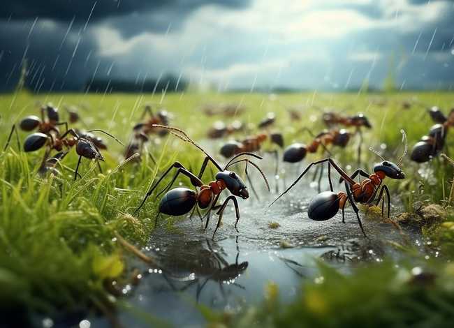 讲故事蚂蚁搬家，征集蚂蚁搬家要下雨等等谚语