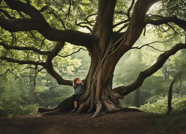 老树和小孩的故事 一颗树和小男孩的故事