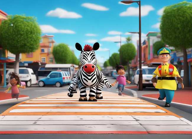 关于斑马线的童谣 交通安全童谣八句 关于斑马线的童谣 交通安全童谣八句