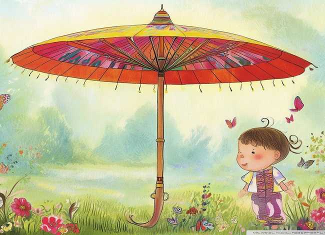 鲁班造伞儿童故事视频；二年级语文《语文园地四》教学反思