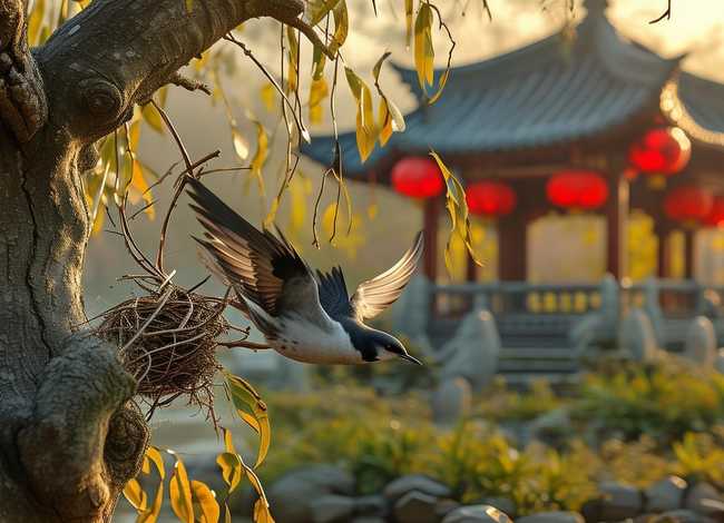 燕子搭窝古诗、《绝句二首》全文古诗和解释