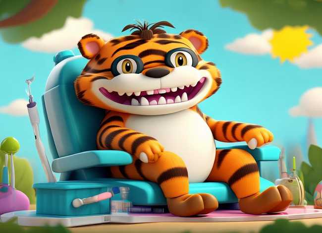 儿童故事老虎拔牙图片 - 老虎拔牙的故事告诉小朋友什么道理