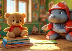 儿童救援故事大全、小熊哆啦讲故事小象消防员有这么多故事