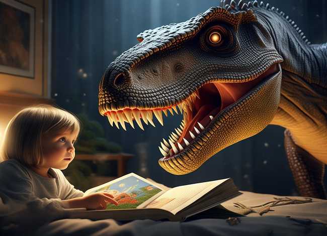 霸王龙的睡前故事在线听，幼儿睡前恐龙的故事