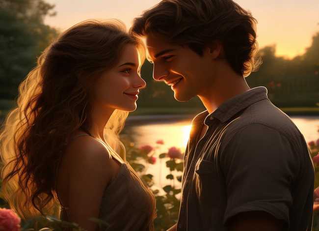 爱情小故事英文、英语,关于爱的小故事