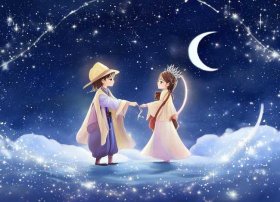 牵牛织女的儿童童话故事，牛郎织女故事