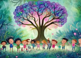 儿童故事插画水彩，儿童之友系列-神奇的水彩内容简介