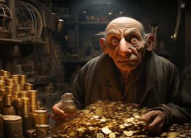 守财奴的故事告诉我们什么，守财奴寓言故事