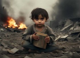 战乱中的儿童过着怎样的生活，叙利亚儿童-我们做错了什么战争中儿童有多凄