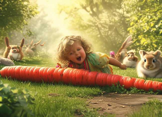 儿童经典童话故事视频、儿童童话故事拔萝卜,小故事体现大道理,你们还记得这个故事道理