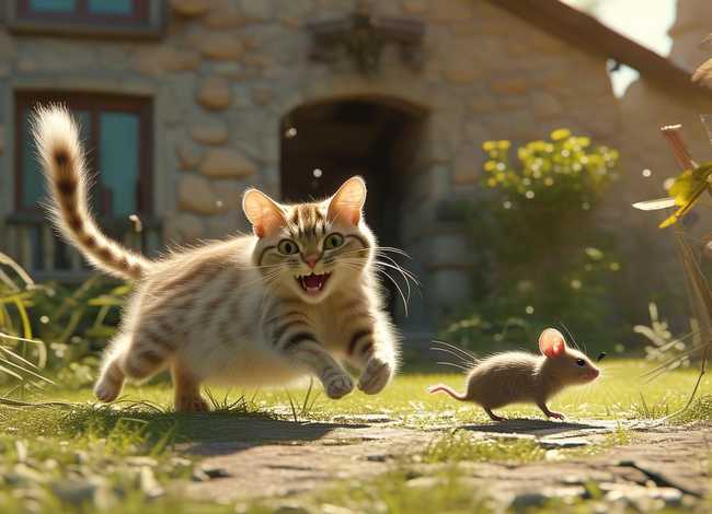 猫和老鼠寓言故事50字（《猫和老鼠》寓言故事）