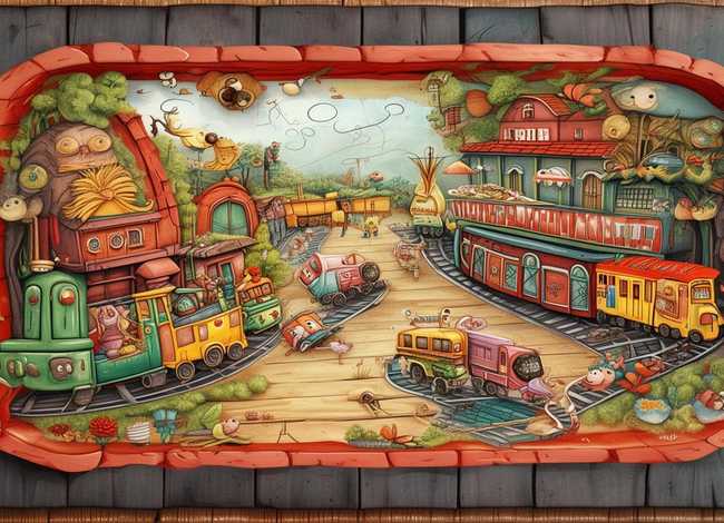 饮食绘本故事 - 肚子里有个火车站——绘本故事