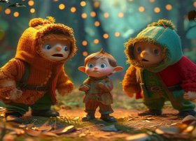 感人的绘本故事表演 - 绘本故事《三个强盗》