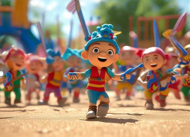 儿童打仗故事动画片、打架的动画片