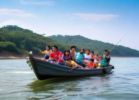 家长儿童海钓图片最新（舟山适合亲子游的旅游景点有哪些）