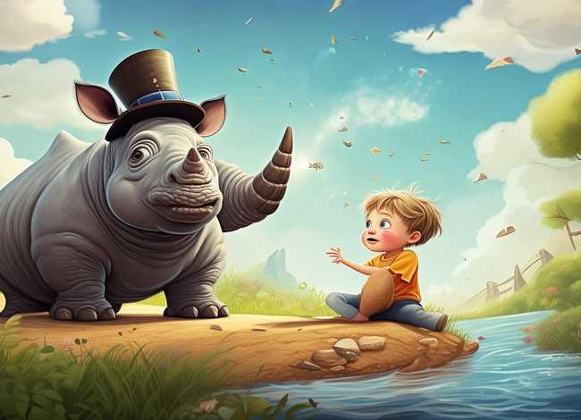 魔术小故事、河马先生的魔术-6岁儿童故事
