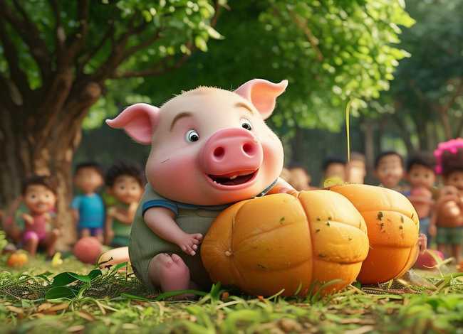 猪八戒吃西瓜儿童故事大班（猪八戒吃西瓜的故事五十字）
