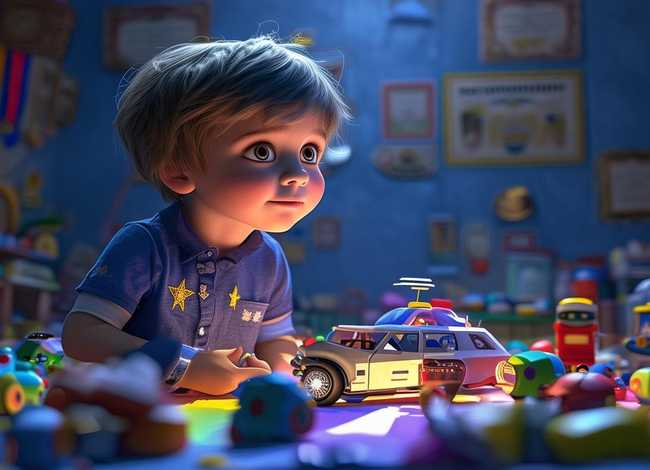 关于警察幼儿的故事简短 - 【原创育儿故事大赛】儿子的“”梦